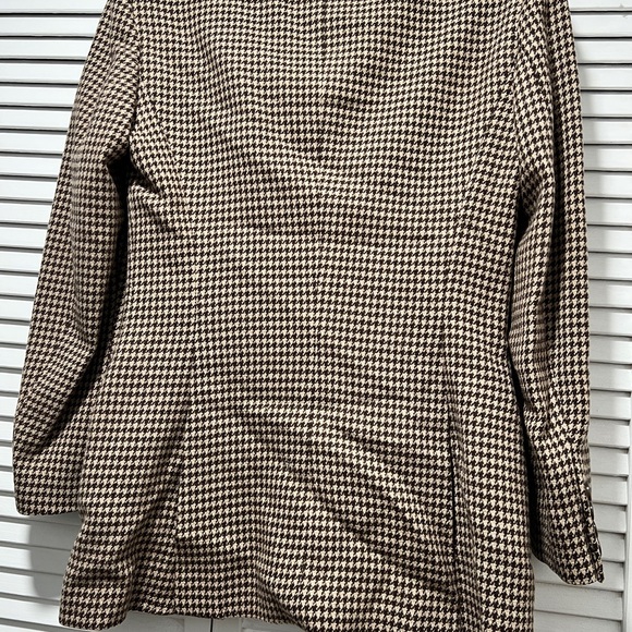 Ralph Lauren (Blue Label) Signature Houndstooth Designer Blazer, 100%wool, size4 - Picture 5 of 12